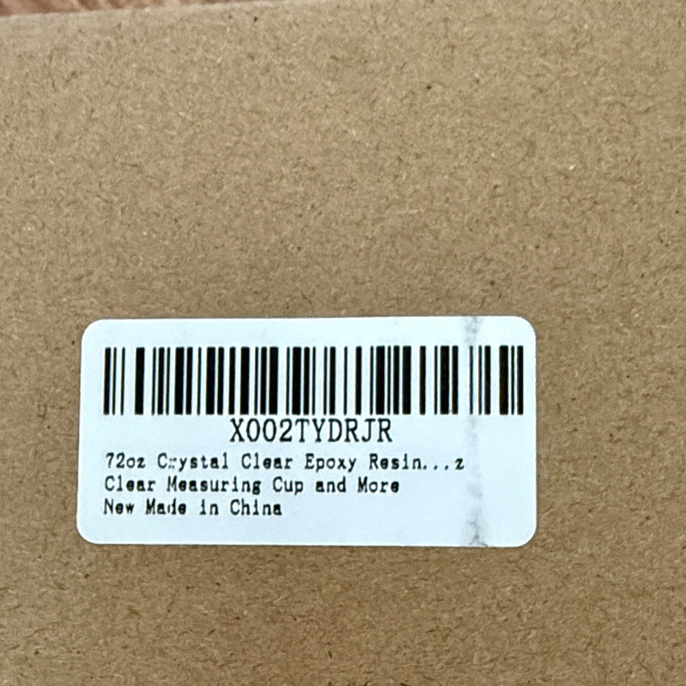 Crystal Clear Epoxy Resin Kit